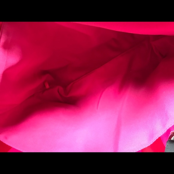 Victoria’s Secret pink and red striped tote bag - Picture 3 of 4